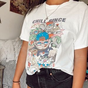 brandy melville chill since 1993 graphic tee